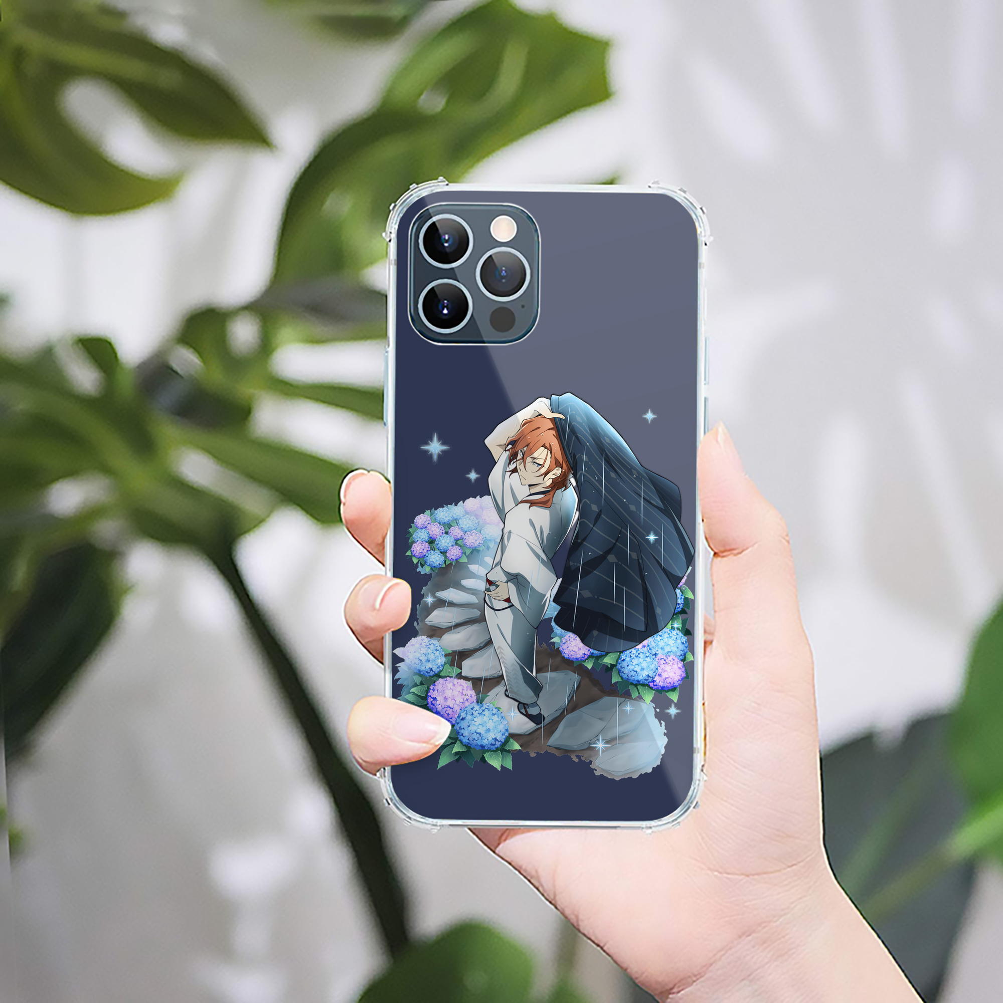 （画像用） 文豪ストレイドッグス Bungo Stray Dogs 【iPhone 12シリーズ対応】透明スマホケース（クリアソフトケース）